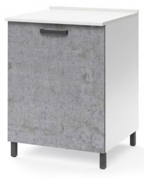Base cucina con anta 60x50x85H cm cemento