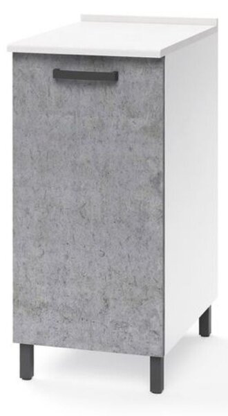 Base cucina con anta 30x50x85H cm cemento