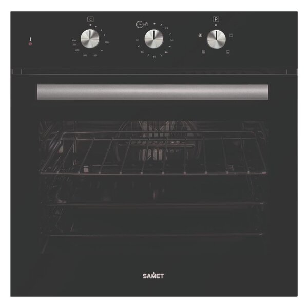 Forno multifunzione Calliope 2021 nero 3 manopole A+ Samet