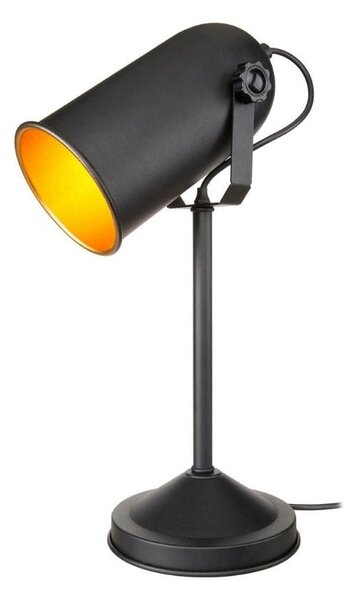 Lampada da tavolo direzionabile Tokyo metallo nero