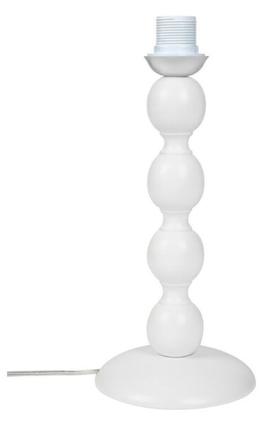 Lampada da tavolo Laguna legno naturale bianco