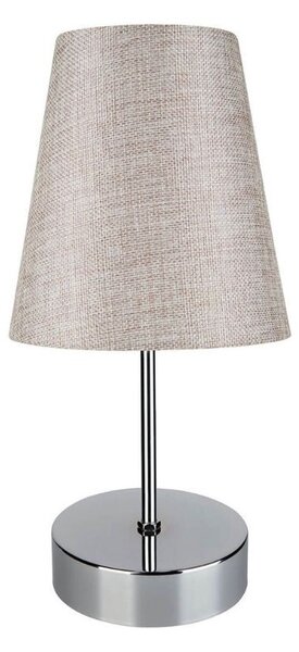Lampada da tavolo Estelya cromo beige