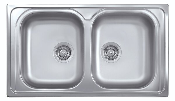 Lavello 86x50 cm 2 vasche