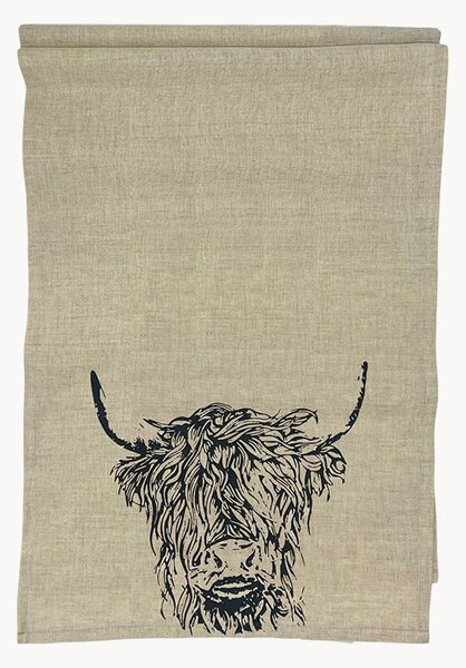 Runner in lino Highland Cow