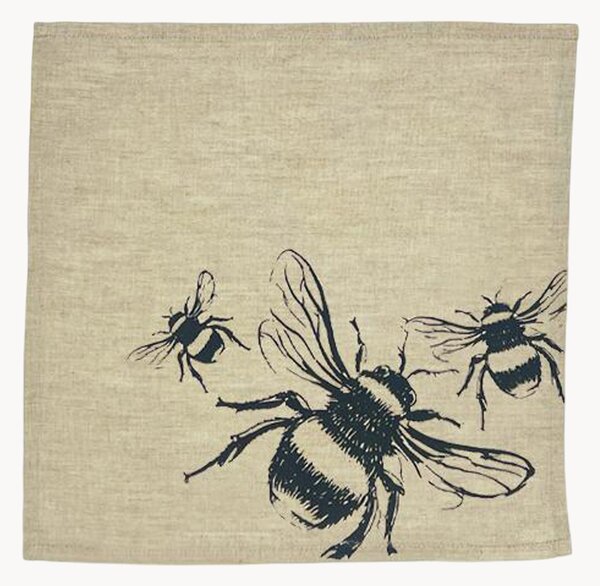 Set di 2 tovaglioli in lino Bee