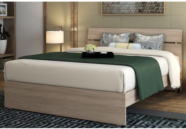 Letto 1 Piazza e Mezzo 98x131x200 cm olmo