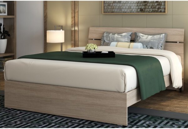 Letto 1 Piazza e Mezzo 98x131x200 cm olmo