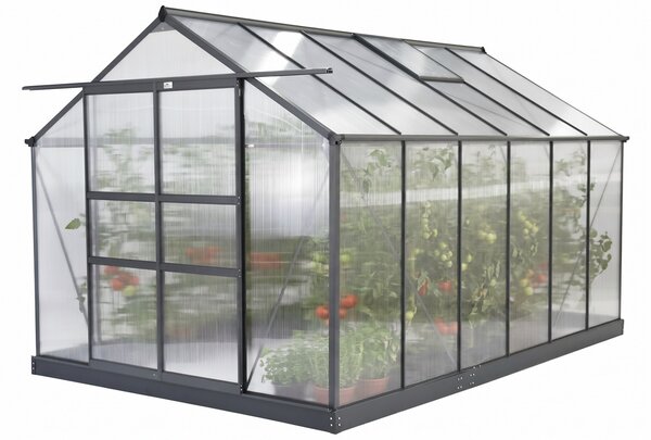 Serra in alluminio Azalia 2,5 x 3,7 m CoverTech antracite