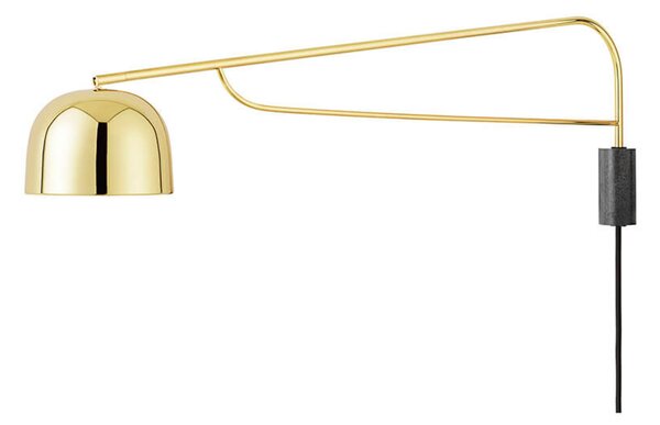 Applique da parete Normann Copenhagen, Dorato / Ottone, Soggiorno, Metallo