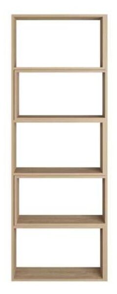 Libreria 72x22x200 cm Wish estensibile angolare rovere