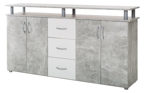 Credenza Nevada 4 ante e 3 cassetti