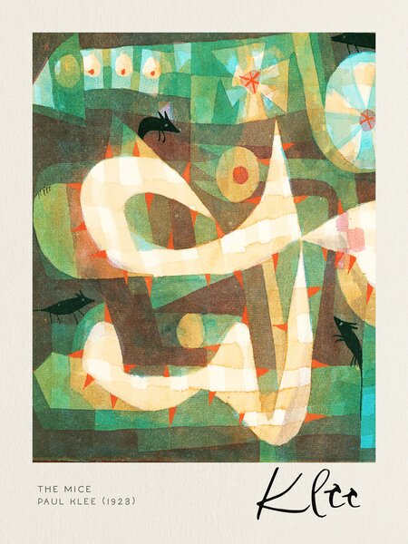 Stampa artistica The Mice - Paul Klee, (30 x 40 cm)