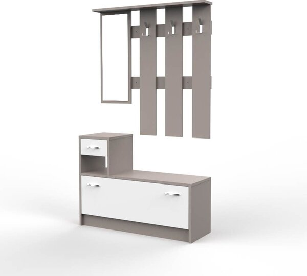 Mobile ingresso Rudolf bianco light mocha