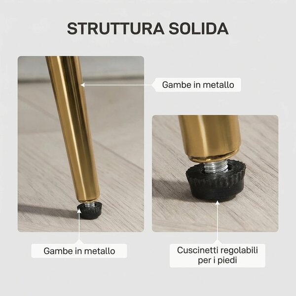 DecHome Divano 2 Posti Contemporaneo Luxury in Velluto Dimensioni 130x77x77 cm colore Rosa