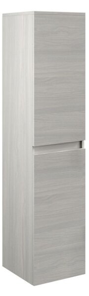 Colonna pensile bagno Trasimeno rovere grigio 31,4x31,5x136 cm
