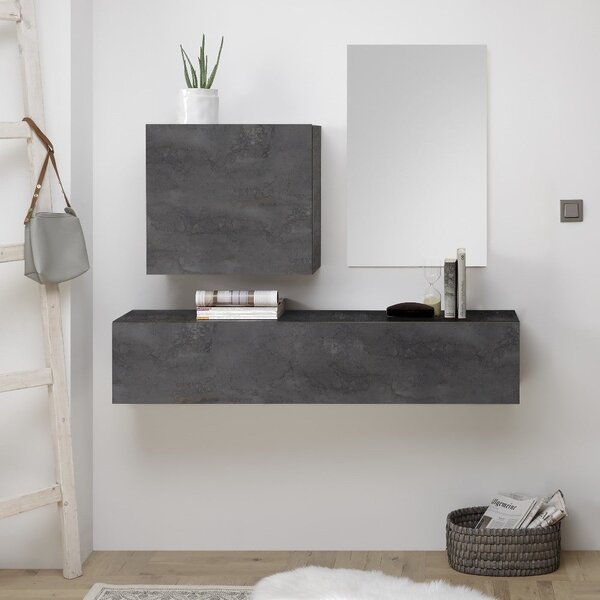 Mobile Ingresso 55x50x30 cm Yuma ossido