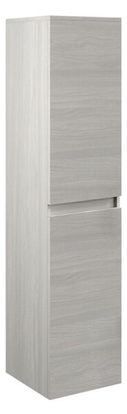 Colonna pensile bagno Trasimeno rovere grigio 31,4x31,5x136 cm