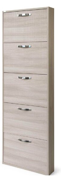 Scarpiera Serena 180x65x15 cm 5 ante olmo