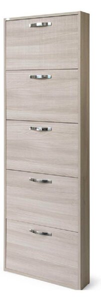 Scarpiera Serena 180x65x15 cm 5 ante olmo