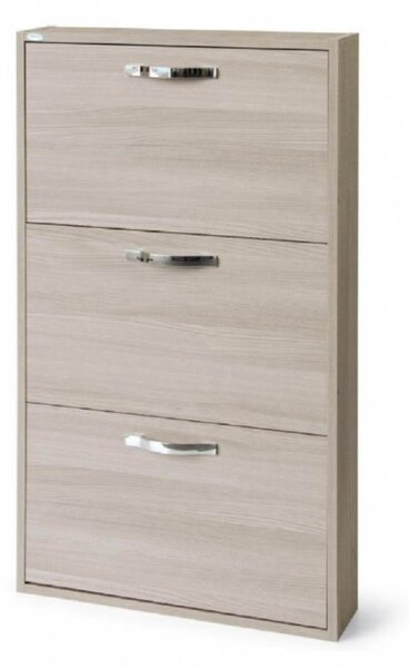 Scarpiera Serena 108x65x15 cm 3 ante olmo