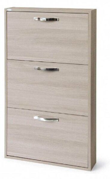 Scarpiera Serena 108x65x15 cm 3 ante olmo