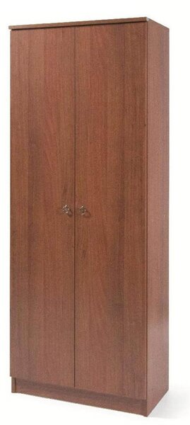 Scarpiera armadio 182x71x38 cm Gabriella noce antico