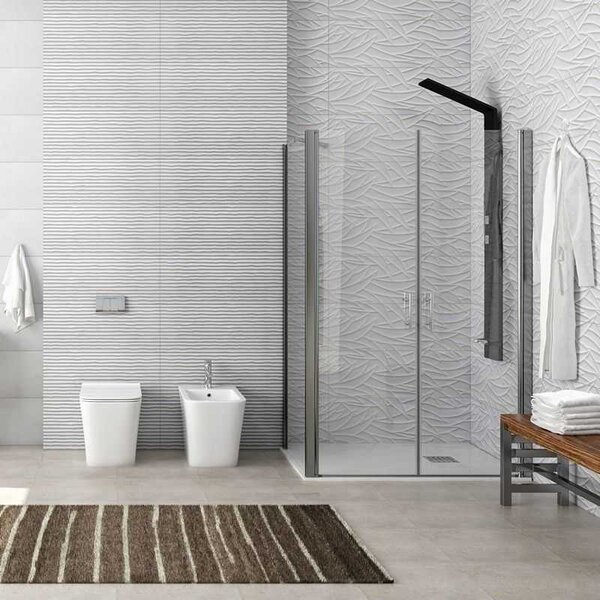 Kamalu box doccia 80x70 angolare apertura 70cm saloon ks2800-ssn