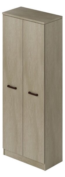 Armadio Portascope 71x38x182 cm con 5 ripiani Gabriella argilla