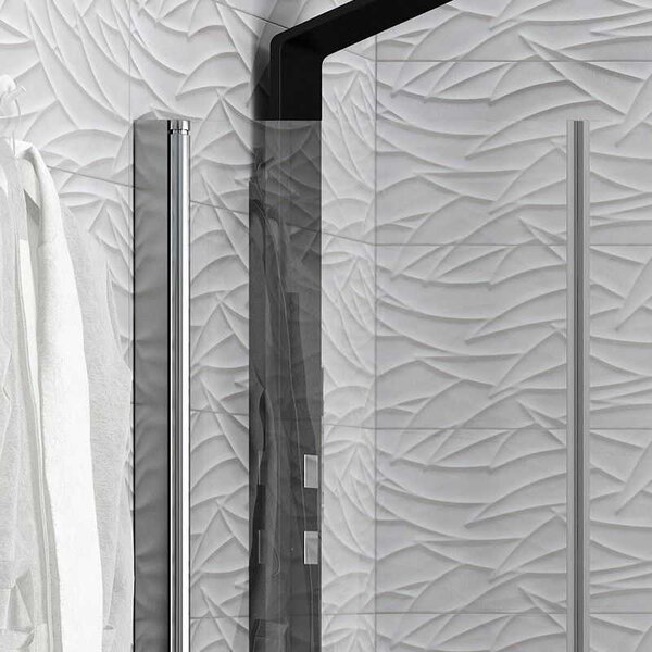 Kamalu box doccia 80x70 angolare apertura 70cm saloon ks2800-ssn