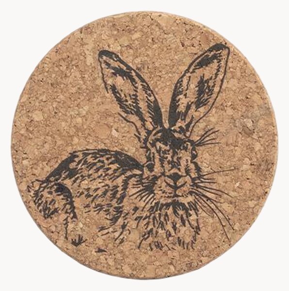 Set di 6 sottobicchieri Hare
