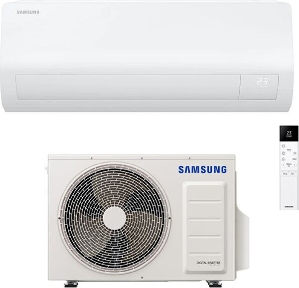 Samsung Climatizzatore 24000 Btu Inverter Monosplit Condizionatore con Pompa di Calore Classe A++/A+ Gas R32 Wifi (Unit interna + Unit esterna) -