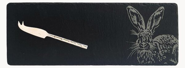 Set tagliere e coltello per formaggio Hare, set da 2