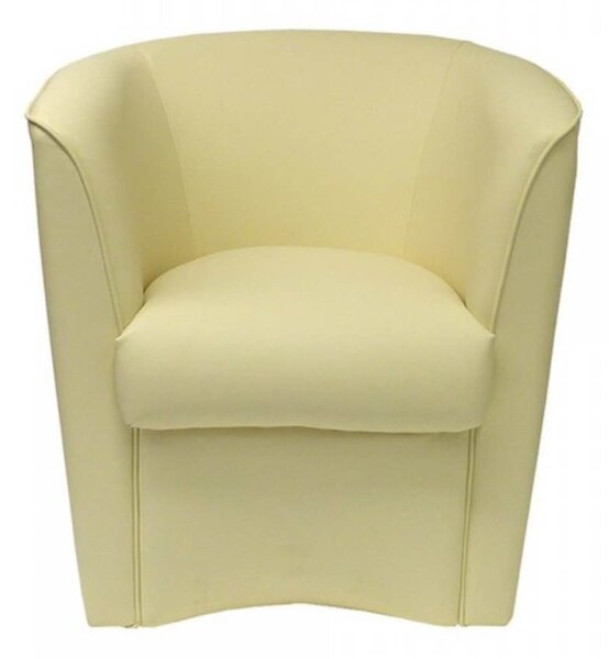 Poltrona Adda 75x66x76 cm in Similpelle beige