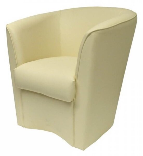 Poltrona Adda 75x66x76 cm in Similpelle beige