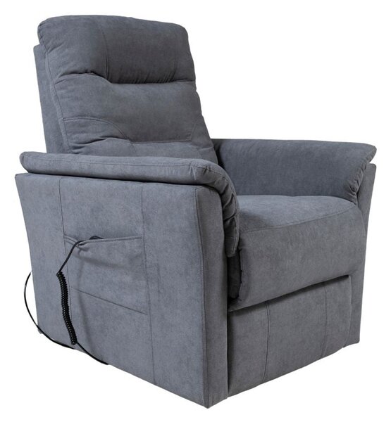 Poltrona alzapersona Alessia 79x94102 cm 2 motori tessuto Twist 20