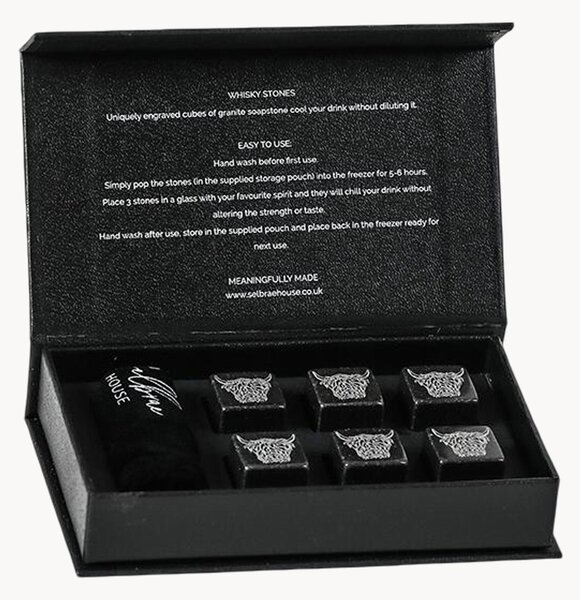 Set da whisky Highland Cow, set da 8