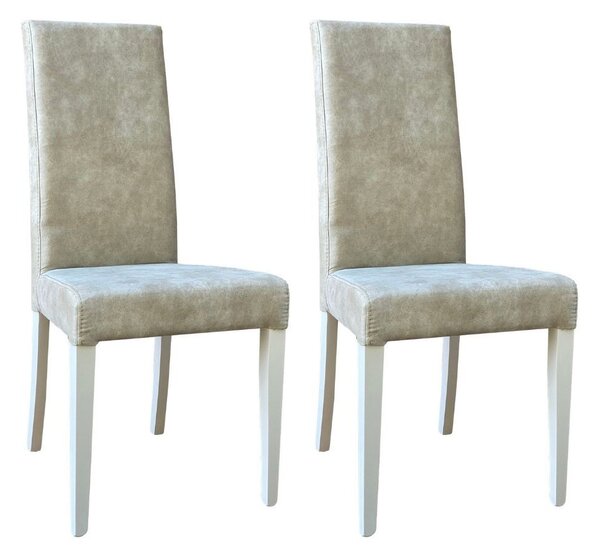 Set 2 Sedie 47x47x101 cm Nancy vintage yuma 28 standard