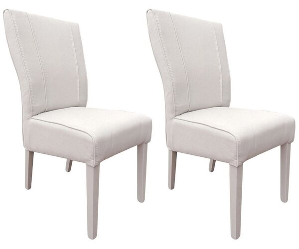 Set 2 Sedie 99x46x63 cm Roxanne panna
