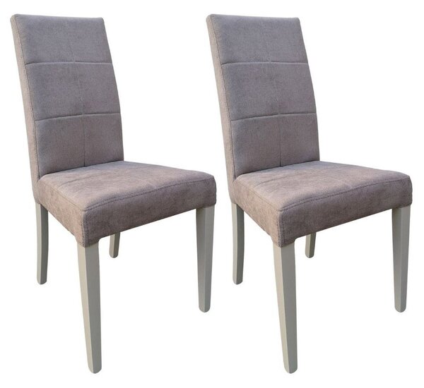 Set 2 Sedie 47x47x101 cm Giada Enjoy 03 tessuto nocciola