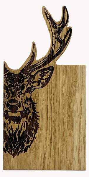 Tagliere in legno di quercia Stag