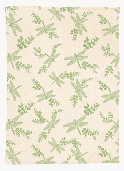 Strofinaccio in lino e cotone Dragonfly & Flora