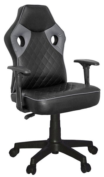 Sedia da Gaming 50x50x60 cm Spider nero grigio