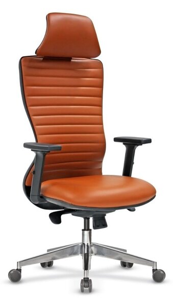 Poltrona da ufficio 67x52x132/138 cm Arya cuoio