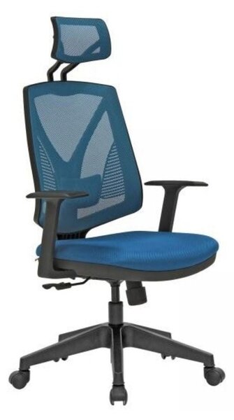 Poltrona da ufficio 64x48x120/130 cm Bella blu