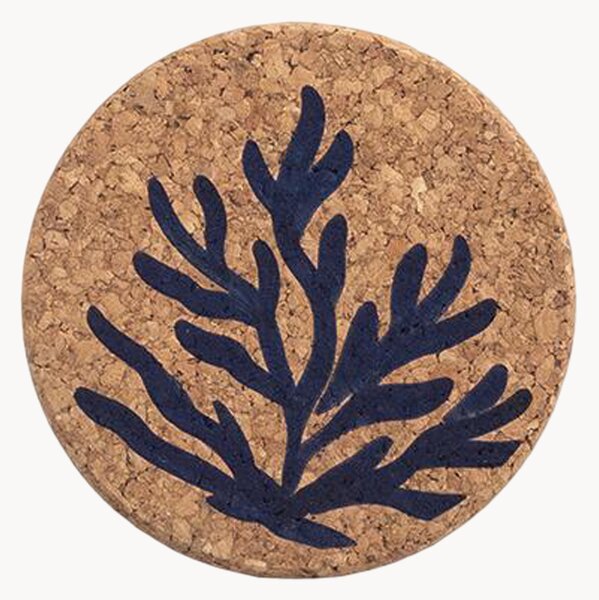 Set di 6 sottobicchieri Blue Coral
