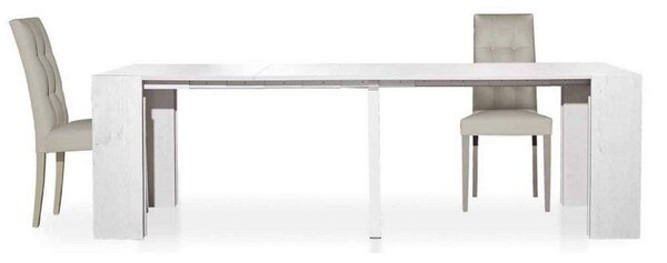 Consolle Allungabile 50/300x90x76 cm Audace bianco larice