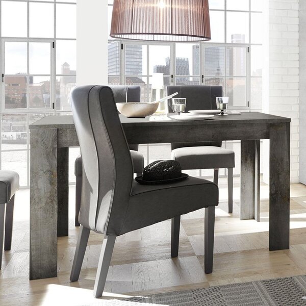 Tavolo allungabile 137/185x79x90 cm Artica ossido