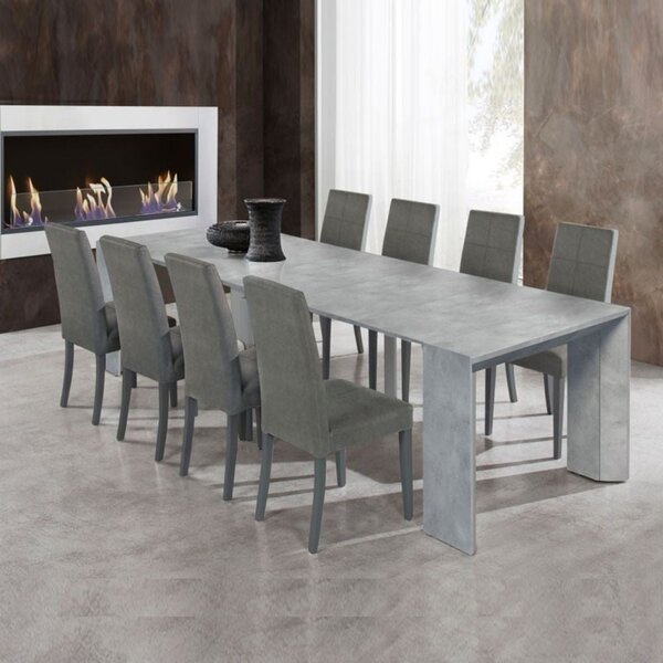 Consolle Allungabile 48/283x76x90 cm Italia cemento