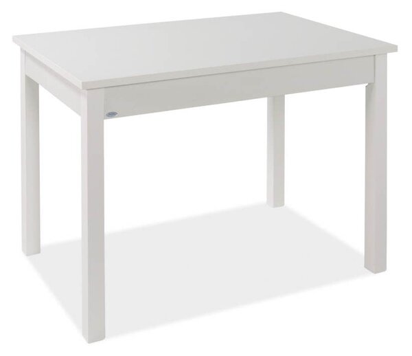Tavolo rettangolare Firenze 110x70 cm bianco frassinato