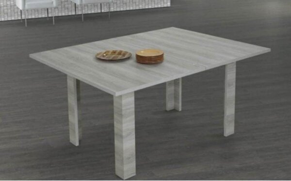 Tavolo allungabile 100/200x100x76 cm Maribor betulla bianco oliva